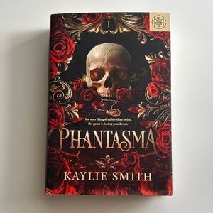 Phantasma Hardcover Book with Skull and Roses